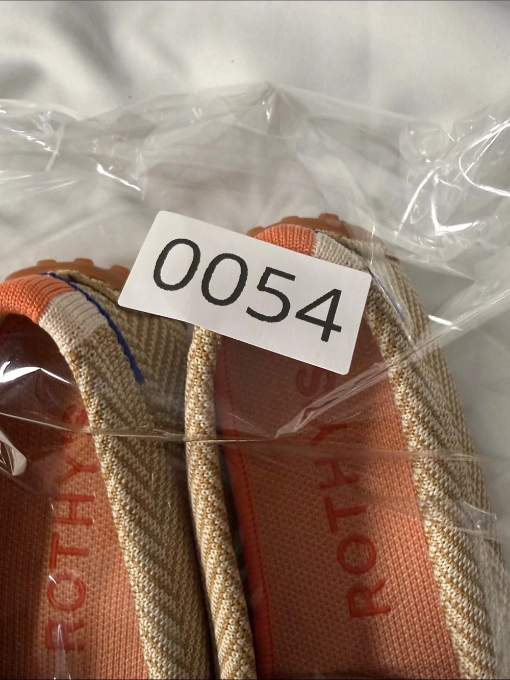 Rothy's Women’s Tan Herringbone Slip-On Loafers Size 6